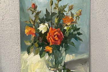 Картина "Розы моего сада"