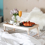 Столик для завтрака в постель, белый