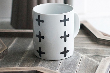 Чашка с крестиками