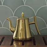 Золотой заварочный чайник